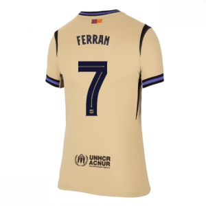 Echipament fotbal Barcelona Ferran Torres #7 Tricou Deplasare 2025-26 pentru femei mânecă scurtă