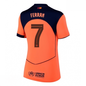 Echipament fotbal Barcelona Ferran Torres #7 Tricou Treilea 2025-26 pentru femei mânecă scurtă