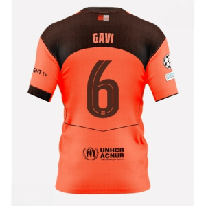 Echipament fotbal Barcelona Paez Gavi #6 Tricou Treilea 2025-26 pentru bărbați