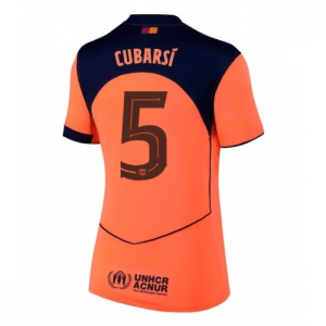 Echipament fotbal Barcelona Pau Cubarsi #5 Tricou Treilea 2025-26 pentru femei mânecă scurtă