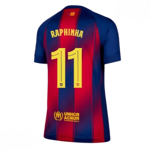 Echipament fotbal Barcelona Raphinha Belloli #11 Tricou Acasa 2025-26 pentru femei mânecă scurtă