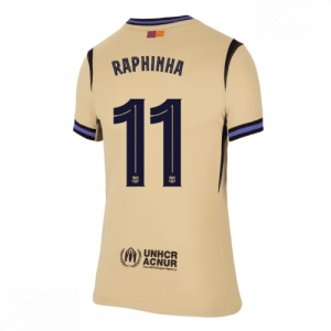 Echipament fotbal Barcelona Raphinha Belloli #11 Tricou Deplasare 2025-26 pentru femei mânecă scurtă