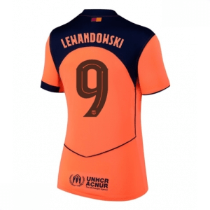 Echipament fotbal Barcelona Robert Lewandowski #9 Tricou Treilea 2025-26 pentru femei mânecă scurtă