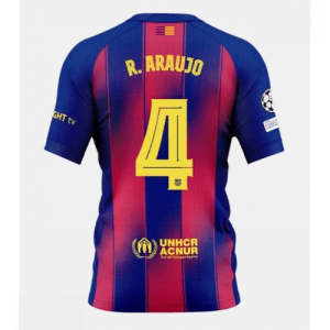 Echipament fotbal Barcelona Ronald Araujo #4 Tricou Acasa 2025-26 pentru bărbați