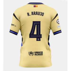 Echipament fotbal Barcelona Ronald Araujo #4 Tricou Deplasare 2025-26 pentru bărbați