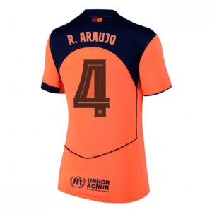 Echipament fotbal Barcelona Ronald Araujo #4 Tricou Treilea 2025-26 pentru femei mânecă scurtă