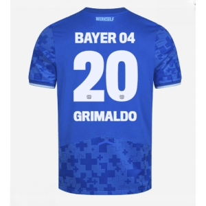 Echipament fotbal Bayer Leverkusen Alejandro Grimaldo #20 Tricou Treilea 2025-26 pentru bărbați