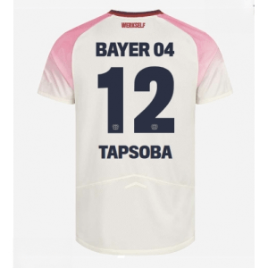 Echipament fotbal Bayer Leverkusen Edmond Tapsoba #12 Tricou Deplasare 2025-26 pentru bărbați