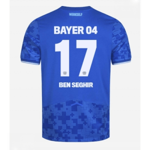 Echipament fotbal Bayer Leverkusen Eliesse Ben Seghir #17 Tricou Treilea 2025-26 pentru bărbați