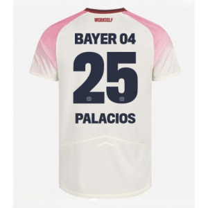 Echipament fotbal Bayer Leverkusen Exequiel Palacios #25 Tricou Deplasare 2025-26 pentru bărbați