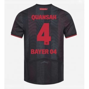 Echipament fotbal Bayer Leverkusen Jarell Quansah #4 Tricou Acasa 2025-26 pentru bărbați