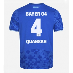 Echipament fotbal Bayer Leverkusen Jarell Quansah #4 Tricou Treilea 2025-26 pentru bărbați