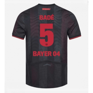Echipament fotbal Bayer Leverkusen Loic Bade #5 Tricou Acasa 2025-26 pentru bărbați