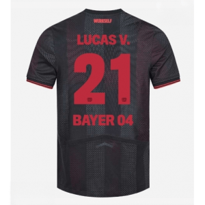Echipament fotbal Bayer Leverkusen Lucas Vazquez #21 Tricou Acasa 2025-26 pentru bărbați