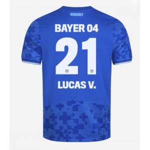 Echipament fotbal Bayer Leverkusen Lucas Vazquez #21 Tricou Treilea 2025-26 pentru bărbați