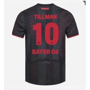 Echipament fotbal Bayer Leverkusen Malik Tillman #10 Tricou Acasa 2025-26 pentru bărbați