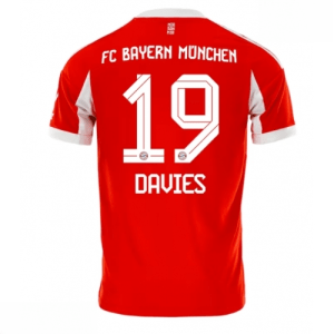 Echipament fotbal Bayern Munich Alphonso Davies #19 Tricou Acasa 2025-26 pentru bărbați