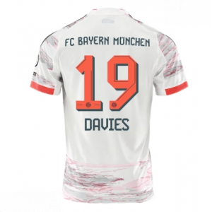 Echipament fotbal Bayern Munich Alphonso Davies #19 Tricou Deplasare 2025-26 pentru bărbați