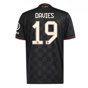 Echipament fotbal Bayern Munich Alphonso Davies #19 Tricou Treilea 2025-26 pentru bărbați