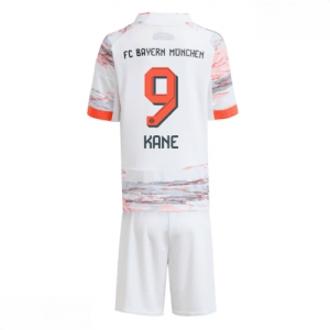 Echipament fotbal Bayern Munich Harry Kane #9 Tricou Deplasare 2025-26 pentru copii set fotbal