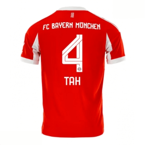 Echipament fotbal Bayern Munich Jonathan Tah #4 Tricou Acasa 2025-26 pentru bărbați