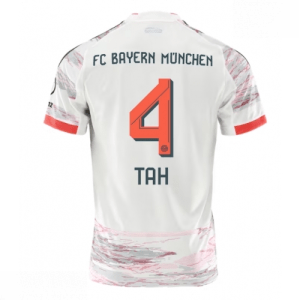 Echipament fotbal Bayern Munich Jonathan Tah #4 Tricou Deplasare 2025-26 pentru bărbați