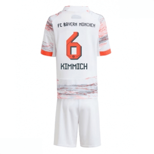 Echipament fotbal Bayern Munich Joshua Kimmich #6 Tricou Deplasare 2025-26 pentru copii set fotbal