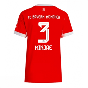 Echipament fotbal Bayern Munich Kim Min-jae #3 Tricou Acasa 2025-26 pentru femei mânecă scurtă