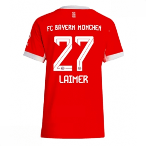 Echipament fotbal Bayern Munich Konrad Laimer #27 Tricou Acasa 2025-26 pentru femei mânecă scurtă
