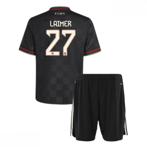 Echipament fotbal Bayern Munich Konrad Laimer #27 Tricou Treilea 2025-26 pentru copii set fotbal