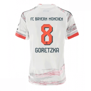Echipament fotbal Bayern Munich Leon Goretzka #8 Tricou Deplasare 2025-26 pentru femei mânecă scurtă