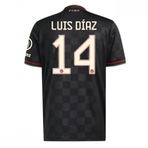 Echipament fotbal Bayern Munich Luis Diaz #14 Tricou Treilea 2025-26 pentru bărbați
