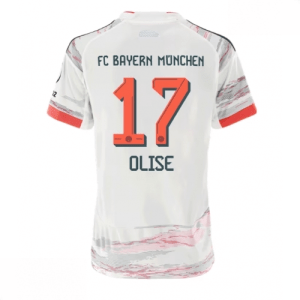 Echipament fotbal Bayern Munich Michael Olise #17 Tricou Deplasare 2025-26 pentru femei mânecă scurtă