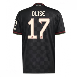 Echipament fotbal Bayern Munich Michael Olise #17 Tricou Treilea 2025-26 pentru bărbați