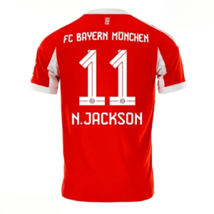Echipament fotbal Bayern Munich Nicolas Jackson #11 Tricou Acasa 2025-26 pentru bărbați