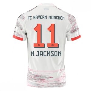 Echipament fotbal Bayern Munich Nicolas Jackson #11 Tricou Deplasare 2025-26 pentru bărbați