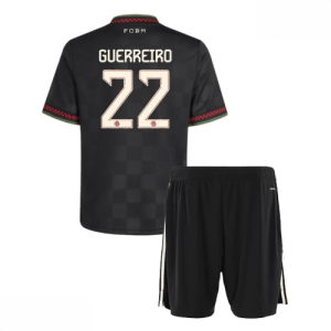 Echipament fotbal Bayern Munich Raphael Guerreiro #22 Tricou Treilea 2025-26 pentru copii set fotbal