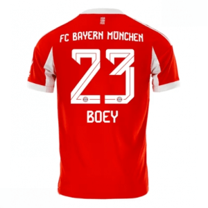 Echipament fotbal Bayern Munich Sacha Boey #23 Tricou Acasa 2025-26 pentru bărbați