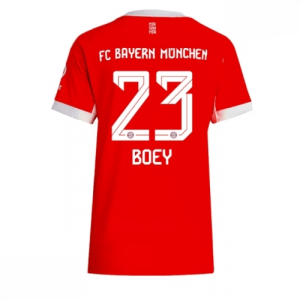 Echipament fotbal Bayern Munich Sacha Boey #23 Tricou Acasa 2025-26 pentru femei mânecă scurtă
