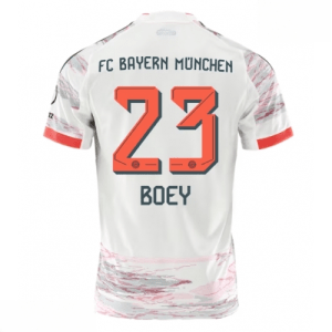 Echipament fotbal Bayern Munich Sacha Boey #23 Tricou Deplasare 2025-26 pentru bărbați