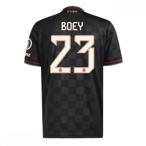 Echipament fotbal Bayern Munich Sacha Boey #23 Tricou Treilea 2025-26 pentru bărbați