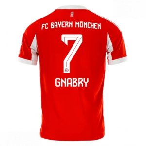 Echipament fotbal Bayern Munich Serge Gnabry #7 Tricou Acasa 2025-26 pentru bărbați