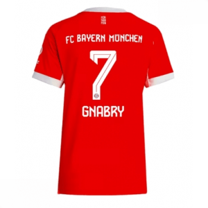 Echipament fotbal Bayern Munich Serge Gnabry #7 Tricou Acasa 2025-26 pentru femei mânecă scurtă
