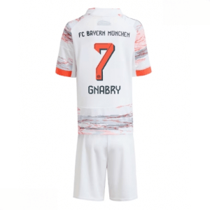 Echipament fotbal Bayern Munich Serge Gnabry #7 Tricou Deplasare 2025-26 pentru copii set fotbal