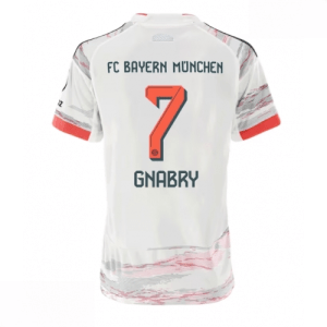 Echipament fotbal Bayern Munich Serge Gnabry #7 Tricou Deplasare 2025-26 pentru femei mânecă scurtă