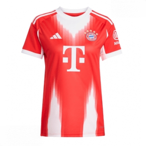 Echipament fotbal Bayern Munich Tricou Acasa 2025-26 pentru femei mânecă scurtă
