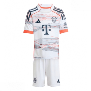 Echipament fotbal Bayern Munich Tricou Deplasare 2025-26 pentru copii set fotbal