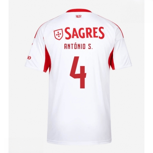 Echipament fotbal Benfica Antonio Silva #4 Tricou Treilea 2025-26 pentru bărbați 1 Echipament fotbal Benfica Antonio Silva #4 Tricou Treilea 2025-26 pentru bărbați