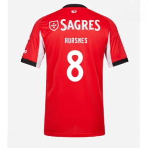Echipament fotbal Benfica Fredrik Aursnes #8 Tricou Acasa 2025-26 pentru bărbați