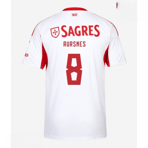 Echipament fotbal Benfica Fredrik Aursnes #8 Tricou Treilea 2025-26 pentru bărbați 1 Echipament fotbal Benfica Fredrik Aursnes #8 Tricou Treilea 2025-26 pentru bărbați